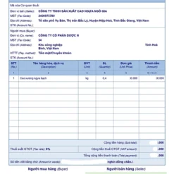 Hóa đơn cao ngựa bạch 3