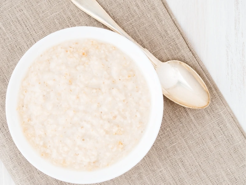 Dùng cao ngựa với cháo để ăn giúp tăng vị ngon cho món ăn 