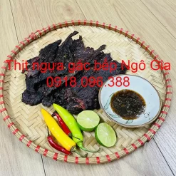 Thịt ngựa gác bếp Ngô Gia